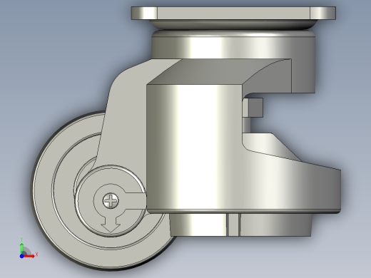 C-FMJ120-N福马脚轮前视缩略图