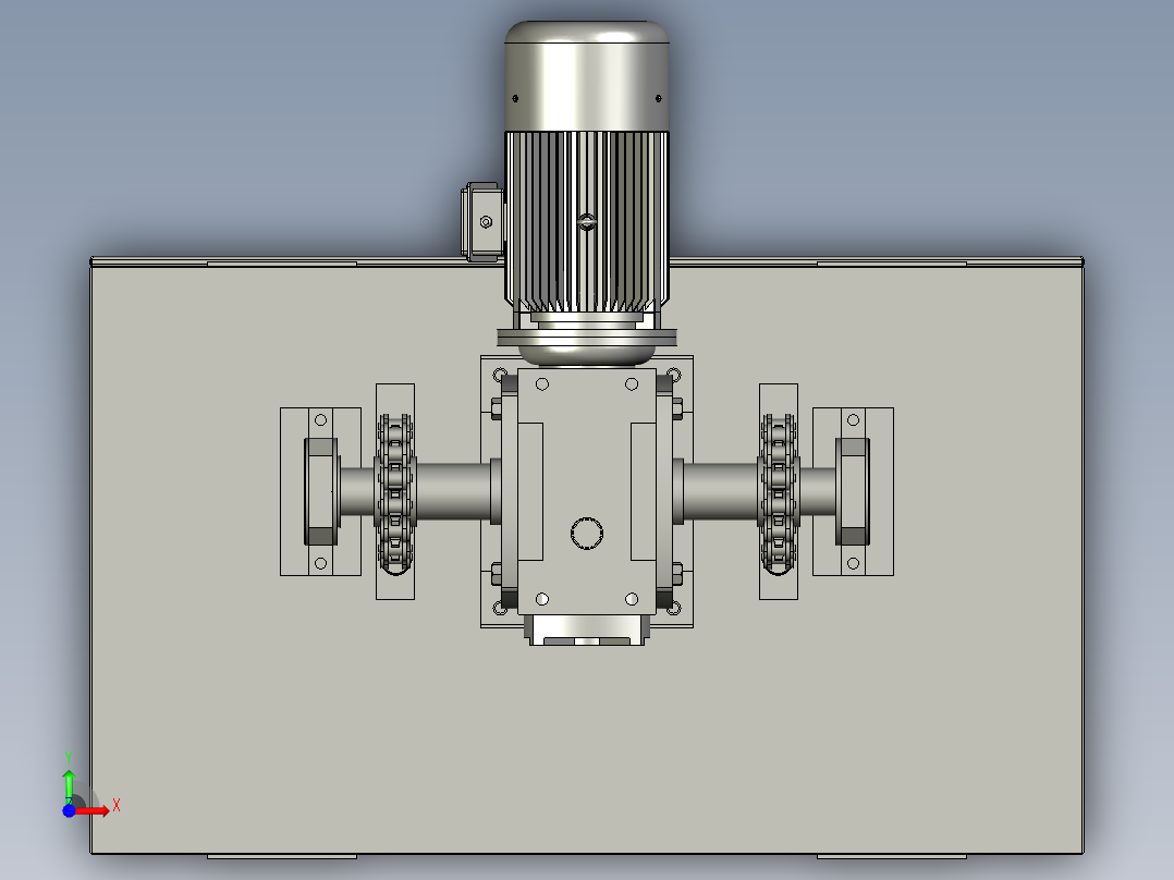 QQ-SJL-00升降栏组件前视图