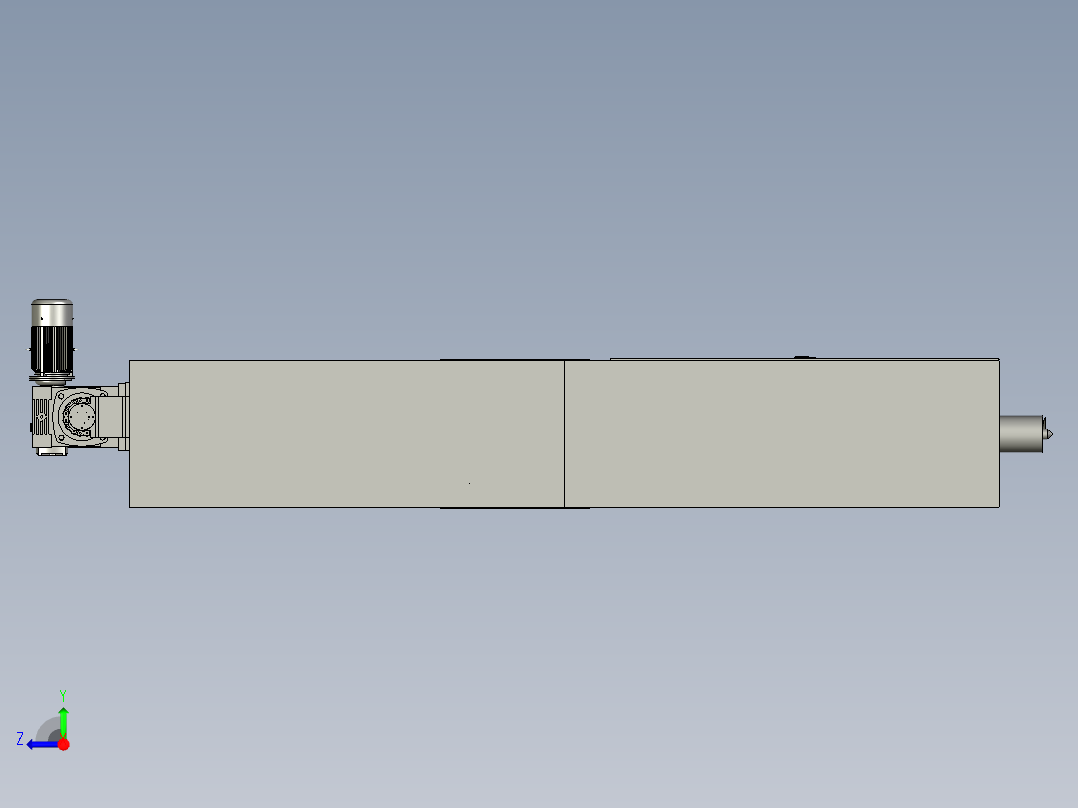 QQ-SJL-00升降栏组件右视图