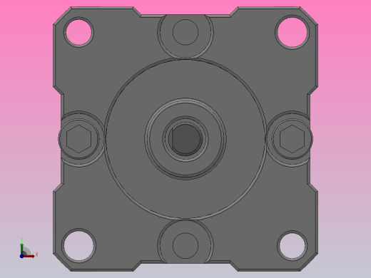 CRBU2系列叶片式摆动气缸(基本型)[CRBU2W10-90SEZ]前视缩略图