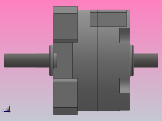 CRBU2系列叶片式摆动气缸(基本型)[CRBU2W10-90SEZ]右视缩略图