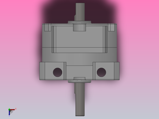 CRBU2系列叶片式摆动气缸(基本型)[CRBU2W10-90SEZ]俯视缩略图