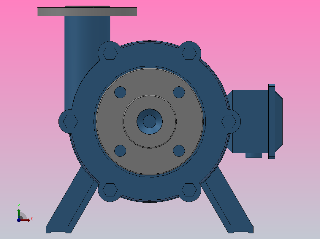 磁力泵40FSBL-16-12前视图