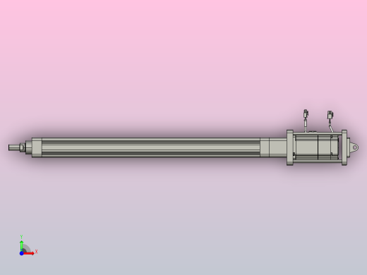 轻载电动缸TPA-ESR50-1610C-L600-M-CA-W-P75-C3前视缩略图