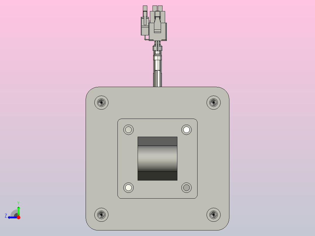 轻载电动缸TPA-ESR50-1610C-L600-M-CA-W-P75-C3右视图