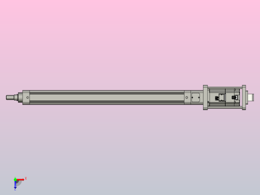 轻载电动缸TPA-ESR50-1610C-L600-M-CA-W-P75-C3俯视缩略图