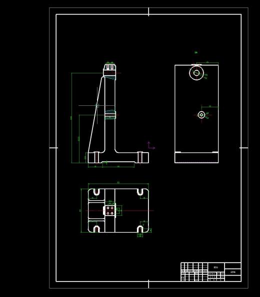 831002拨叉铣M22螺纹孔端面夹具图三维  ==548724缩略图