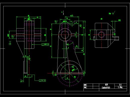 831002拨叉铣M22螺纹孔端面夹具图三维缩略图