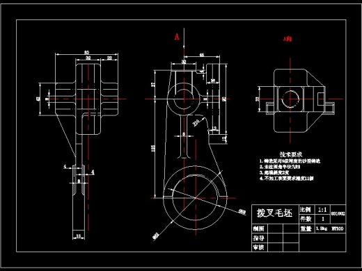 831002拨叉铣M22螺纹孔端面夹具图三维  ==548724缩略图