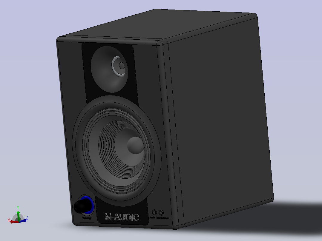 M-AUDIO音箱主视图