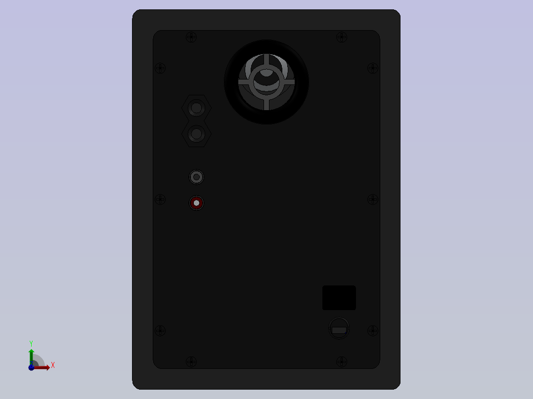 M-AUDIO音箱前视图