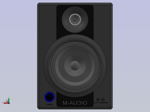 M-AUDIO音箱后视缩略图
