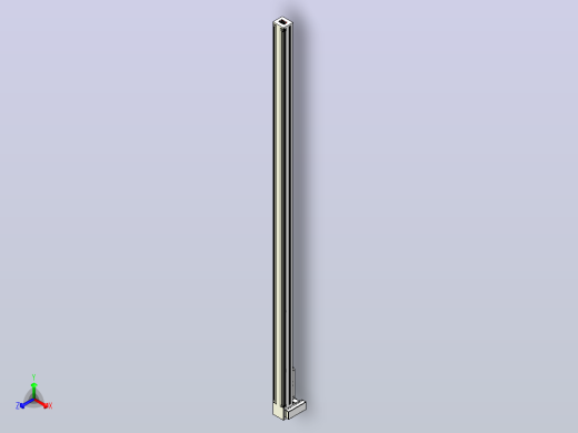 伺服电机集成皮带传动直线执行器TPA-OCB-140-256-L3750-LU-P75-N3正等轴测缩略图