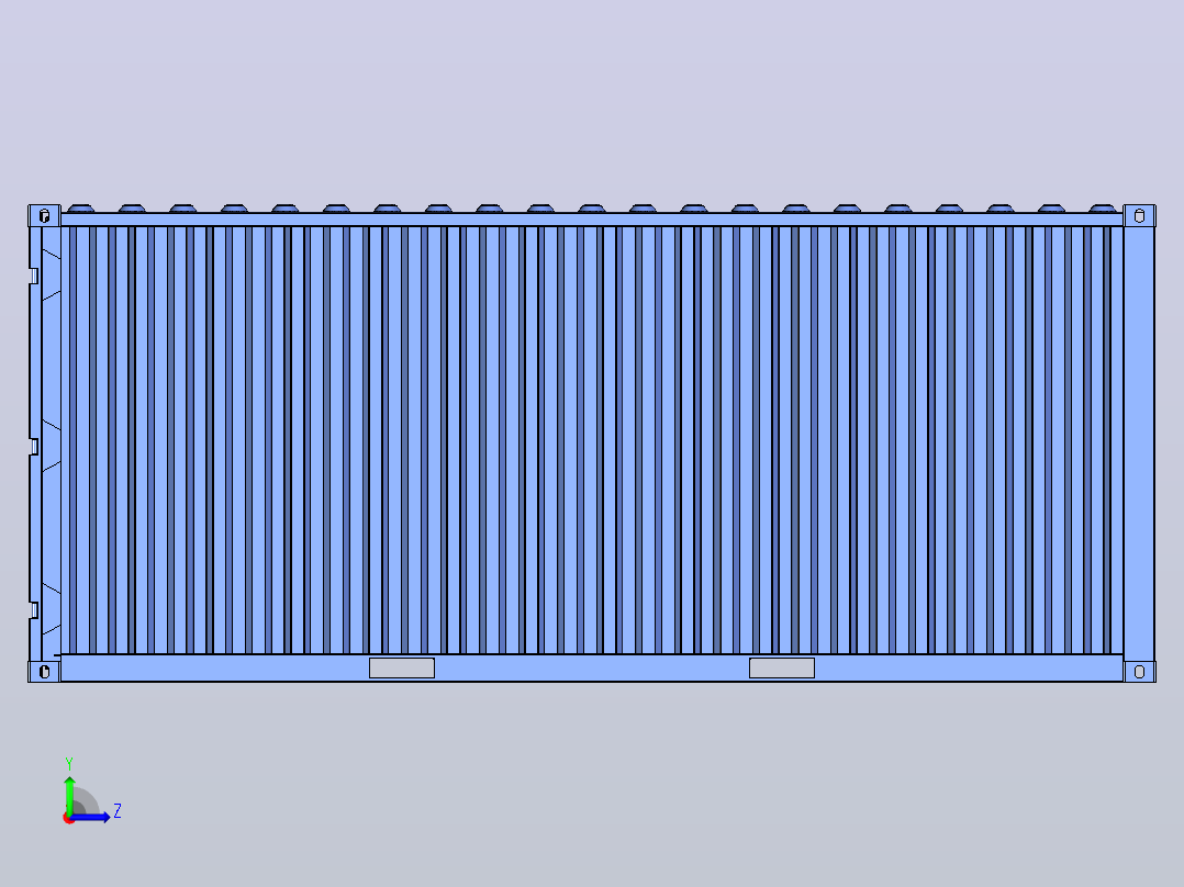 集装箱6m左视图