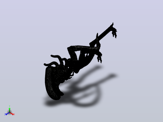 异形3D模型正等轴测缩略图