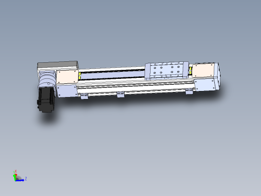DMEB110-RBCR欧规同步带模组直线模组（电机右后折）[DMEB110-L13S350-DT750-C2U-RBCR]