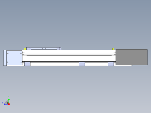 DMEB110-RBCR欧规同步带模组直线模组（电机右后折）[DMEB110-L13S350-DT750-C2U-RBCR]右视缩略图