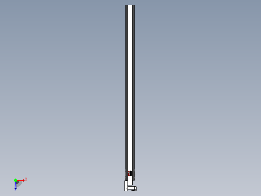 皮带直线轴半封闭可选导轨TPA-HNB-120D-110-L2250-ML-C-P40-N3俯视缩略图