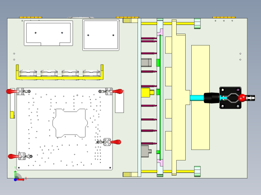 硬盘主板连接器测试治具stp前视缩略图