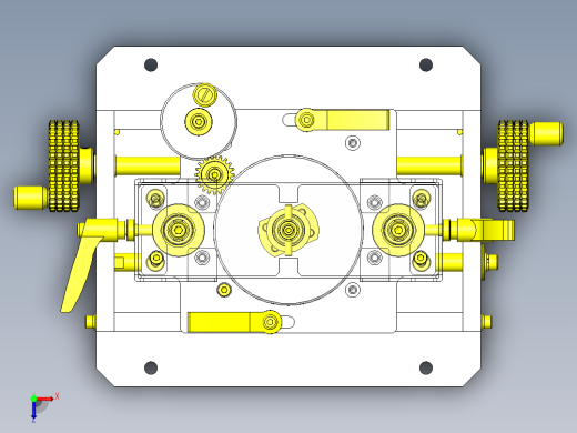 2轴调节机构俯视缩略图