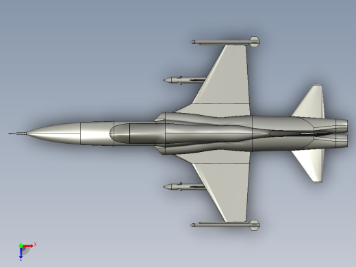 148-northrop-f5 STEP俯视缩略图