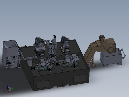 全自动棒料加工自动设备sw17