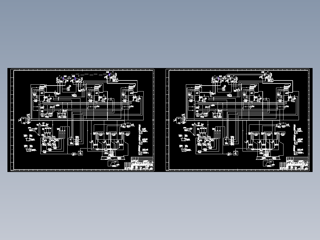 湿法脱硫工程全套图纸文档