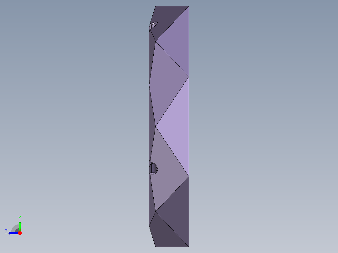 鲤鱼荷花图烟灰缸右视图