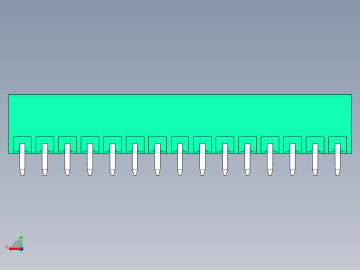 DEGSON 15EDG 系列 3.5mm 插拔式接线端子 FullPack-15EDGVC-3.5-15P-14-00AH后视缩略图