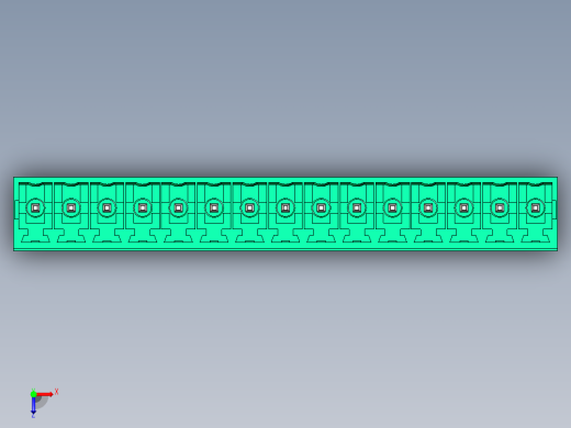DEGSON 15EDG 系列 3.5mm 插拔式接线端子 FullPack-15EDGVC-3.5-15P-14-00AH俯视缩略图