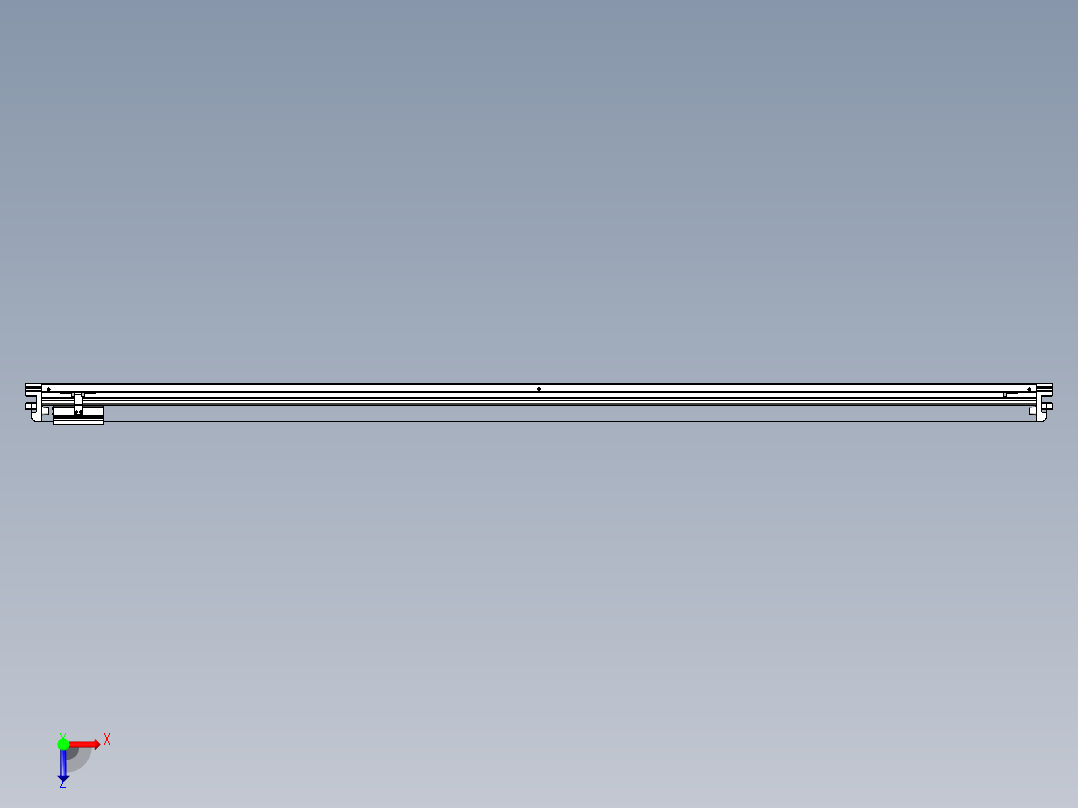 威洛博VL系列3d模型模组VL17E1Y-S2000俯视图