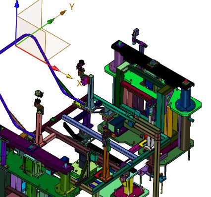 车身用焊接提升定位工装