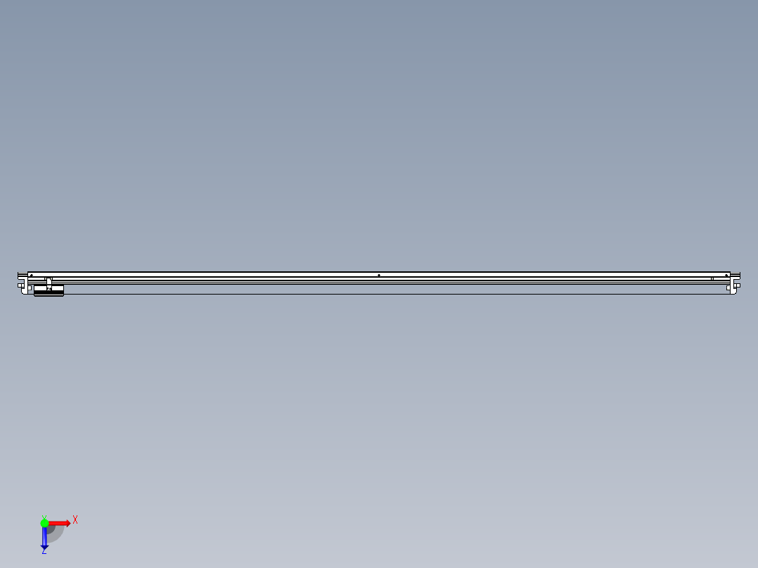 威洛博VL系列3d模型模组VL17E1Y-S2450俯视图