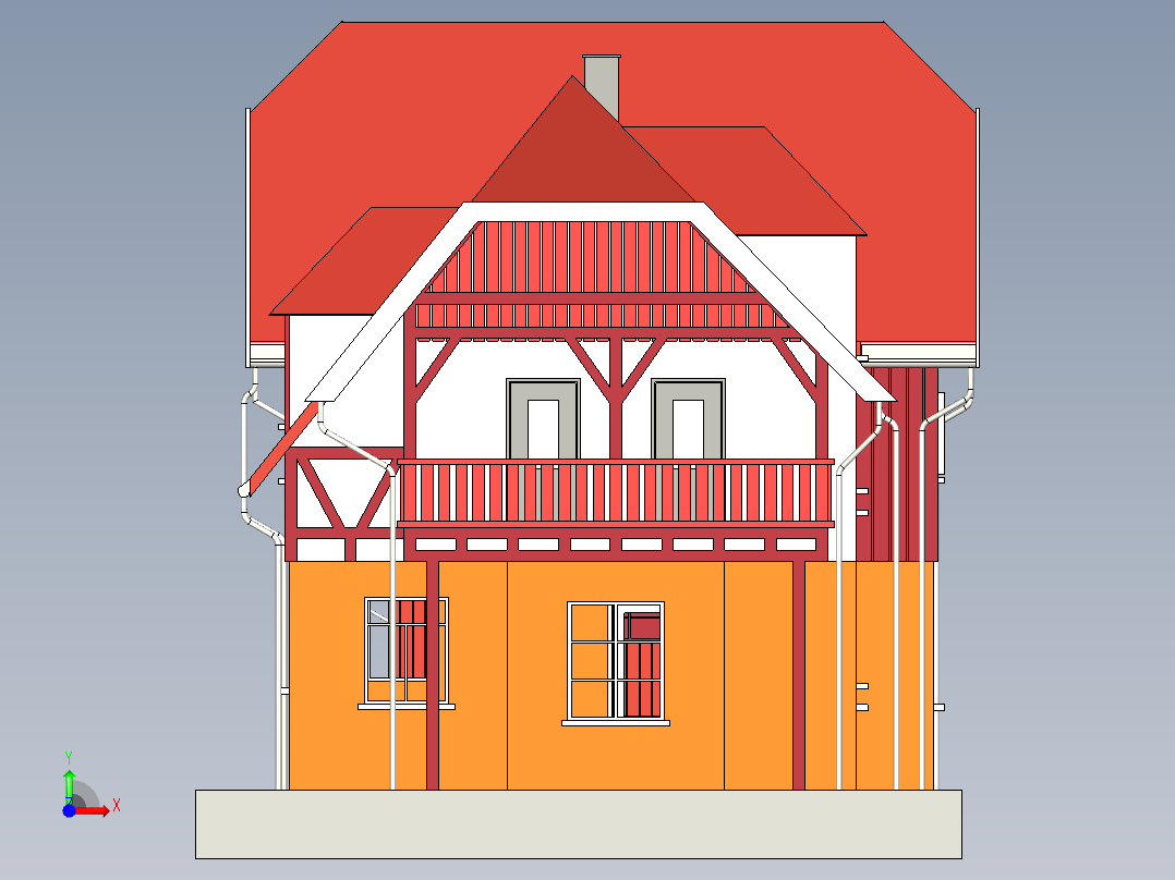 莱辛巴赫火车站前视图