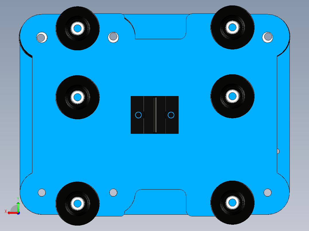 数控加工中心后视图