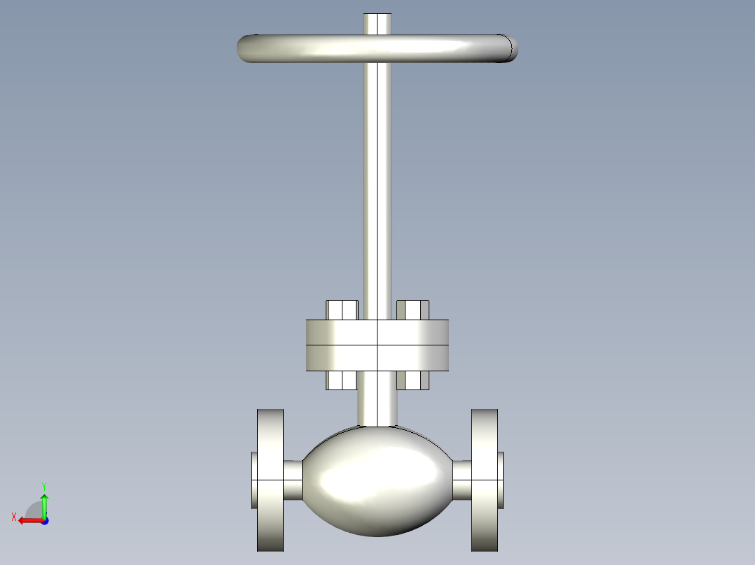 阀门模型globe_valve_(asme_b16.34)_fl_-150-2500后视图