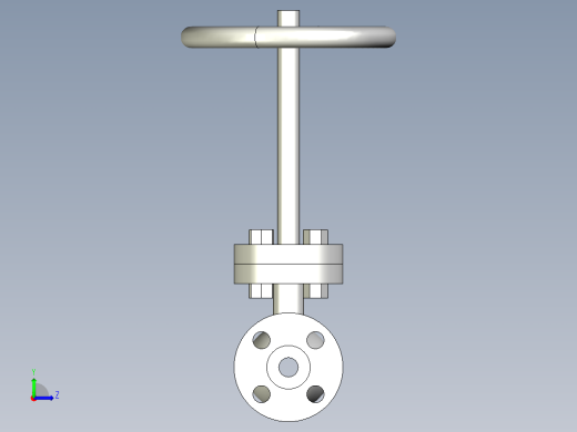 阀门模型globe_valve_(asme_b16.34)_fl_-150-2500左视缩略图