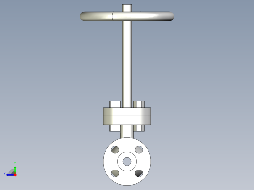 阀门模型globe_valve_(asme_b16.34)_fl_-150-2500右视缩略图