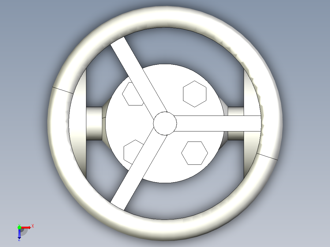 阀门模型globe_valve_(asme_b16.34)_fl_-150-2500俯视图