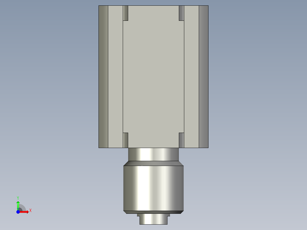 SWING 摆动缸前视图