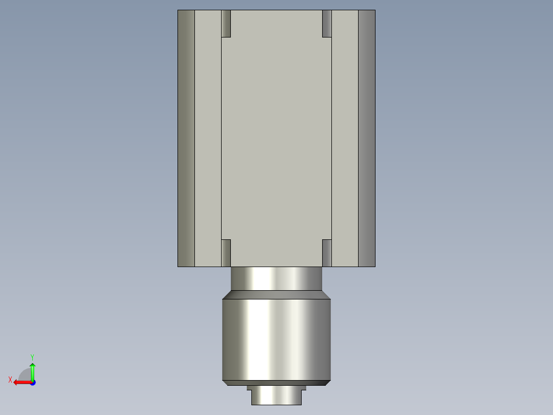 SWING 摆动缸后视图