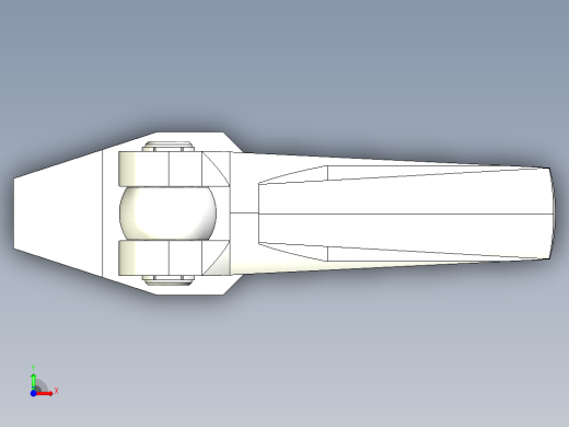下壓夾具2331(B)-3D多系列多零件图纸模型前视缩略图
