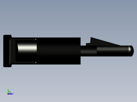 一个从底部插入的卡式垫片，高度10毫米。用于印刷电路板。卡扣孔底部5.4毫米和卡扣孔印刷电路板3.2毫米左视缩略图