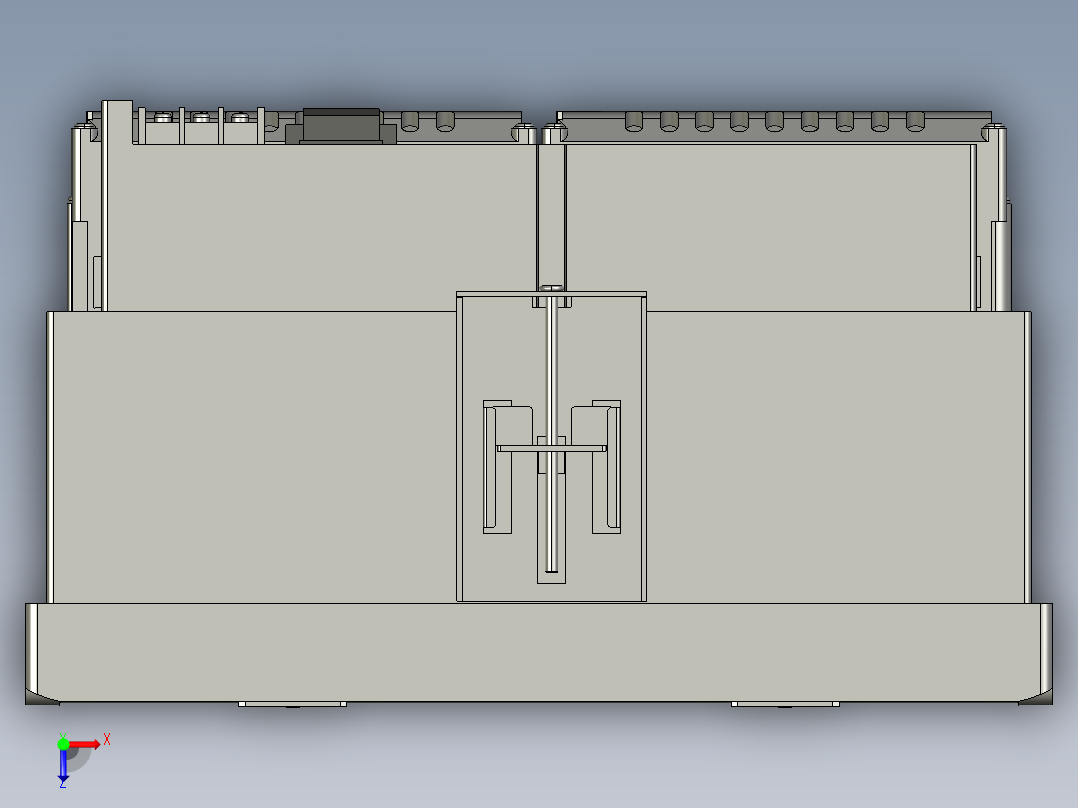 基恩士TR-V1001_kc图纸模型俯视图