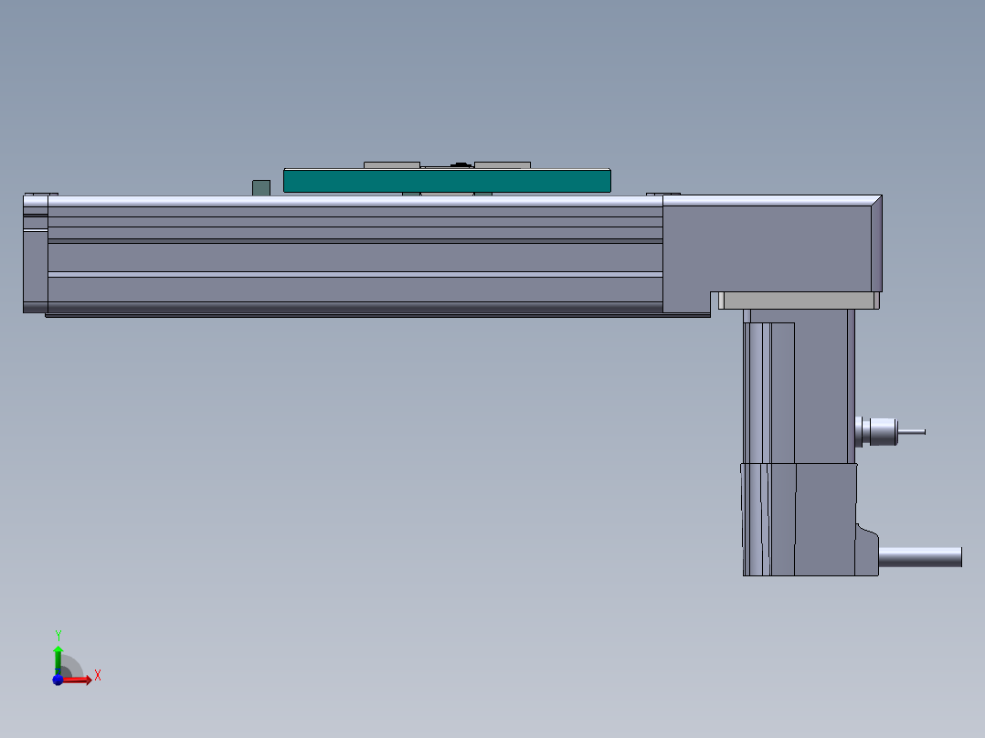 MTB同步带半封闭MTB6-BM-100W前视图