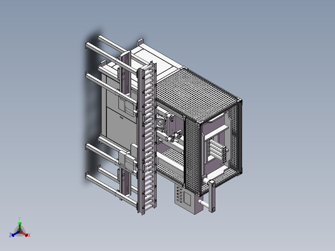 灌装线正等轴测图