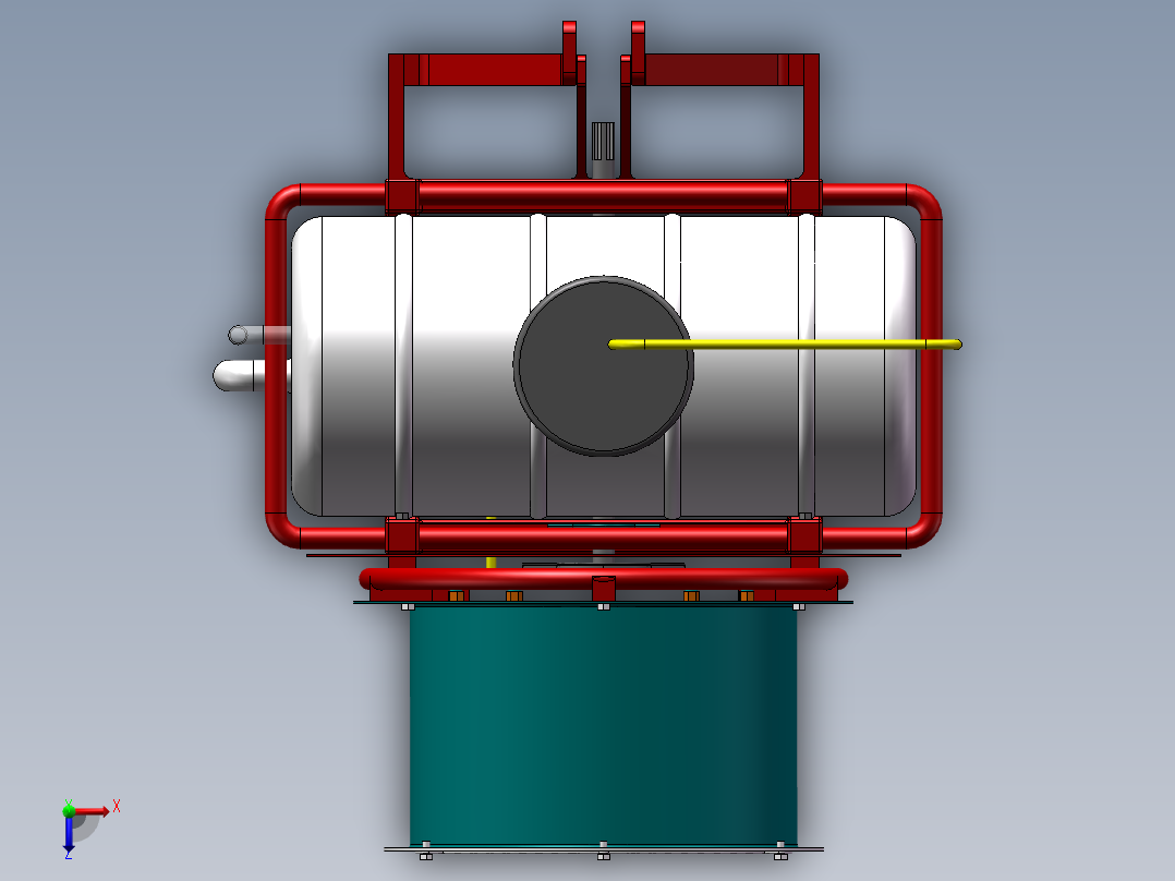 风送式农药喷雾机、雾化机sw12可编辑俯视图