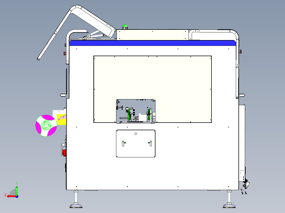 手机贴合机xt后视图