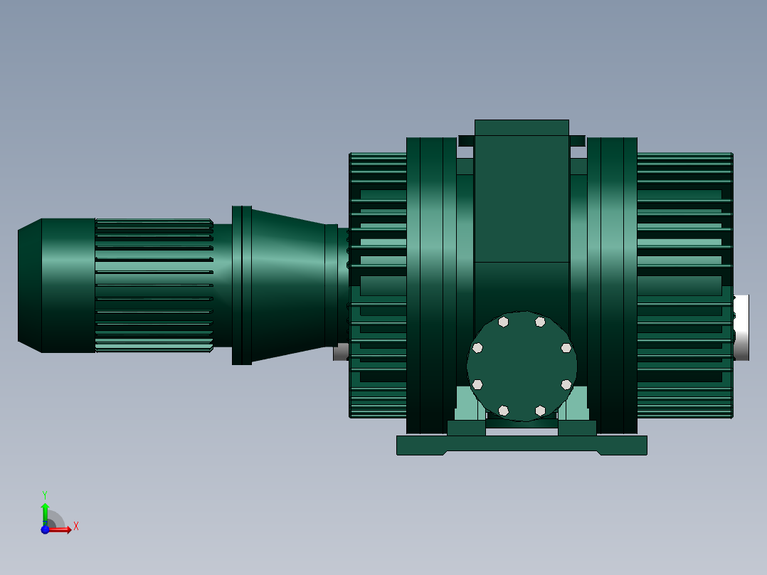ZJY-150A罗茨泵(上海阳光)前视图