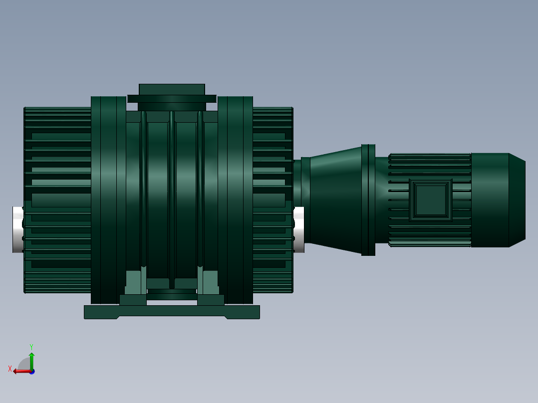 ZJY-150A罗茨泵(上海阳光)后视图